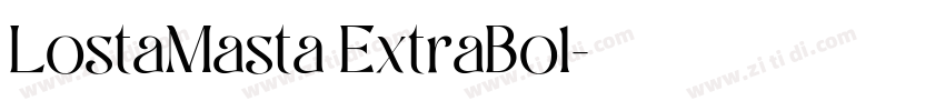 LostaMasta ExtraBol字体转换 LostaMasta ExtraBol字体转换
